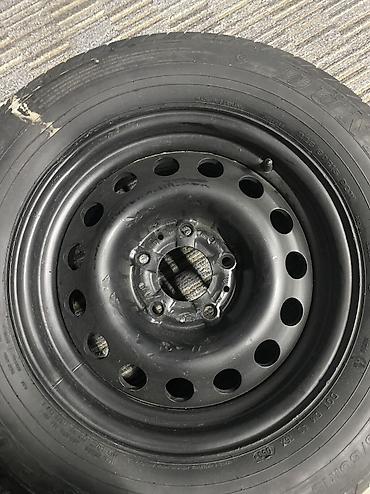 audi 90: Колеса в сборе 225 / 60 / R 15, Лето, Б/у, Запаска, Легковые, Железные, отверстий - 5 — 3