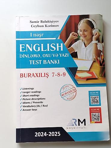 bank test: Məhsul: “English Dinləmə, Oxu və Yazı – Test Bankı” (I nəşr) — 1