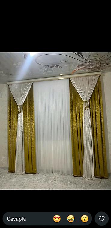 samdan: Klassik və modern interyerlər üçün hazır pərdə dəstləri - İkiqat — 3