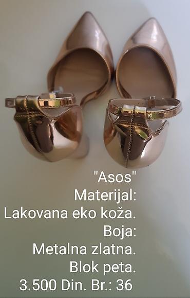Salonke: ASOS ženske cipele sa kaišićem oko članka. - Materijal: lakovana eko — 7