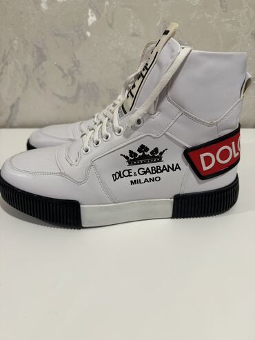 Ботинки и ботильоны: Dolce & Gabbana, Размер: 43, цвет - Белый, Новый