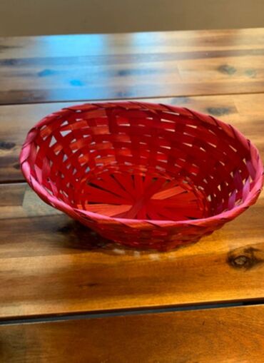 solarne lampe za kucu: Basket, color - Red, New