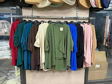 tunike bluze: Elegantni damski komplet – tunika + široke pantalone - Model — 3