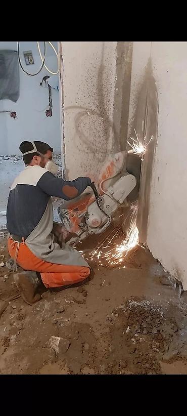 karotçu: Beton kəsimi və deşimi xidməti - Armaturlu/armatursuz betonun dəqiq — 7
