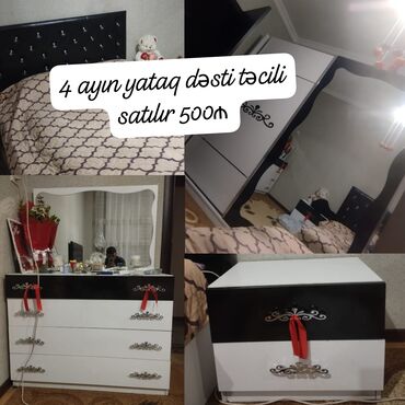dikt satilir: Təcili yataq dəsti satılır 500₼. Demək olar ki yenidir. 4 ayın