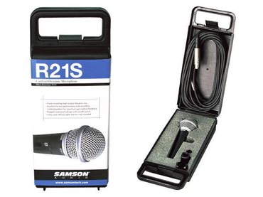 mikrofon qiymətləri: Samson r21s dinamik mikrafonu. Qiyməti kiçik lakin keyfiyyət və