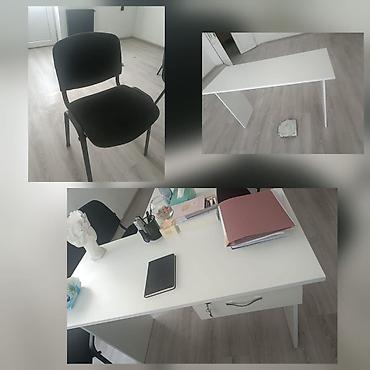 Məhsullar: - Müəllim stolu – 1 ədəd • Rəng: ağ • Ölçü: standart iş