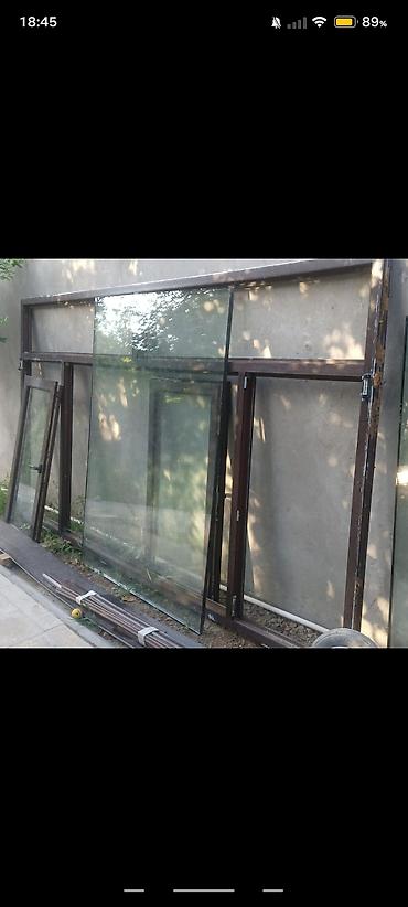 Böyük ölçülü şüşə pəncərə və qapı blokları - Material: şüşə panellər lalafo.az -da Böyük ölçülü şüşə pəncərə və qapı blokları - Material: şüşə panellər
