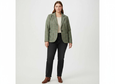 spodnie z piórami zara: H&M, Women's blazer, size 3XL