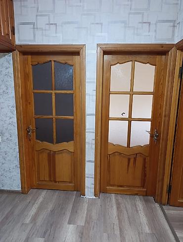 şabalıd ağacı: Otaq qapıları dəsti - Material: təbii ağac (klassik naxışlı — 2