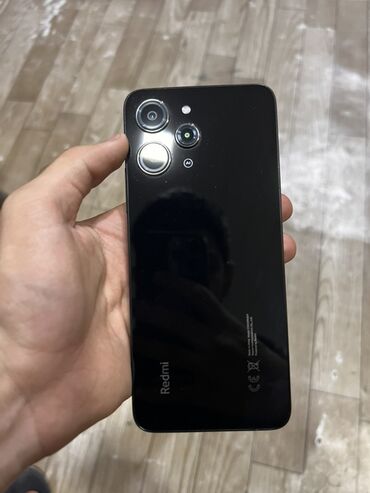 Redmi: Redmi 12, 128 GB, rəng - Qara, Barmaq izi, İki sim kartlı, Face ID
