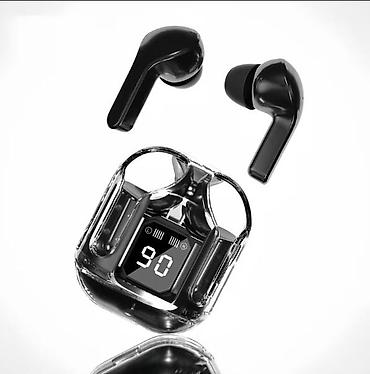 zaryadka apple watch: Şəffaf displeyli TWS Bluetooth qulaqlıq - Dizayn: Kompakt şarj qutusu — 4