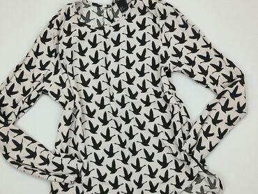 szara bluzki oversize: Bluzka Damska, H&M, S, stan - Dobry