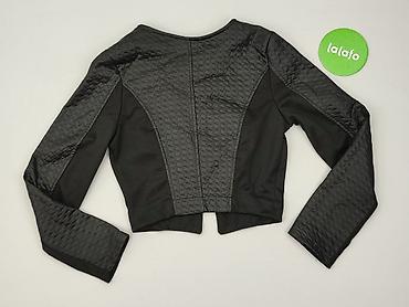 mcqueen: Czarny, krótki żakiet damski z długim rękawem, Made in Italy. Model o — 3