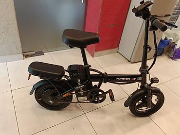 velosibed: Qatlanan mini elektrik velosibet 120 kg ceki qaldira bilir saatda — 1