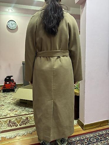 холат: Пальто, Халат, Осень-весна, Длинная модель, С поясом, M — 3