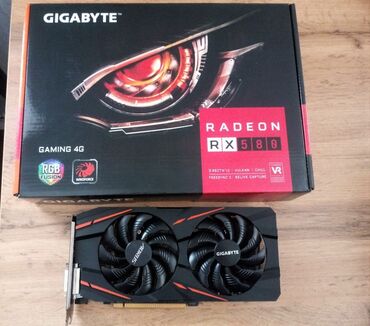 Видеокарты: Видеокарта, Gigabyte, Radeon RX, 4 ГБ, Для ПК