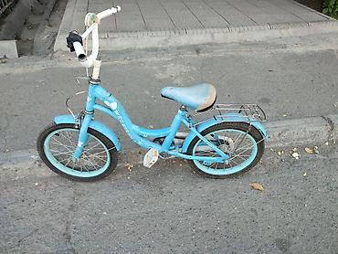 format velosiped: Детский велосипед, голубой - Колеса 16" с широкими покрышками для — 2
