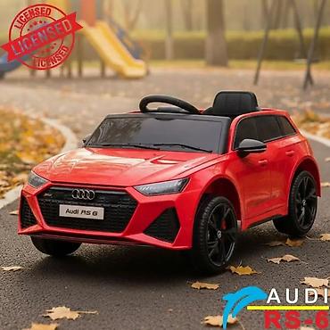 luk za bebe: DELFINO Audi RS6 – licencirani dečiji auto na akumulator, crveni — 5