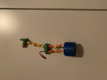 tablet za decu igracka: Drvena igračka sa zglobom Žirafa Дрвена играчка са зглобом Жирафа је