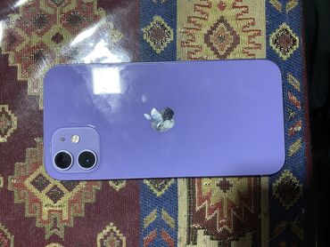 Apple iPhone: IPhone 12, 64 GB, Deep Purple, Simsiz şarj, Face ID