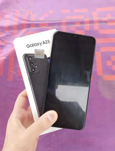 samsung not8: Samsung Galaxy A23, 128 GB, rəng - Boz, Zəmanət, Sensor, Barmaq izi