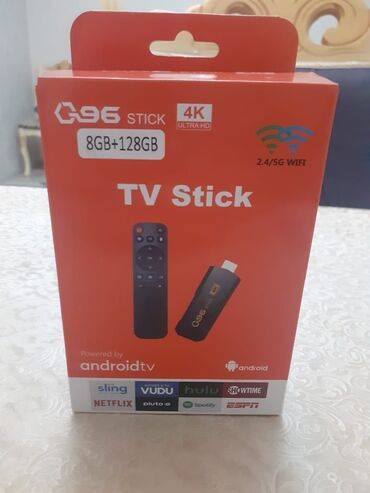 Smart TV bokslar: İşlənmiş Smart TV boks TV box 8 GB / Android, Ünvandan götürmə