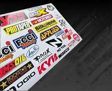 Delovi za motocikle: Nalepnice za motore Sponzori Castrol rockstar komplet-2503 📌 Opis — 12