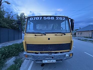 ман 814: Эвакуатор, Mercedes-Benz, 1989 г., Ломаная — 2
