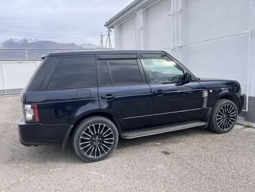 тесло авто: Land Rover Range Rover (рестайлинг L322) - Кузов: черный внедорожник