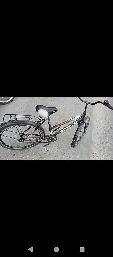 velosiped mercury: Stels 200 şəhər velosipedi tezeden secilmir - Rəng: qara-ağ-qırmızı - — 1
