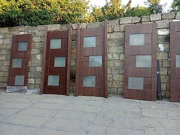 tek yatag: Müasir dizaynlı daxili qapılar - Material: taxta əsaslı panel — 1