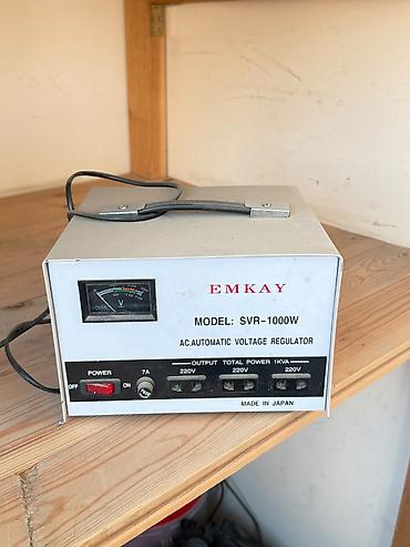 İşlənmiş, Ev üçün, 1 faza, Gərginliy stabilizatoru, 220 V, Kredit yoxdur lalafo.az -da İşlənmiş, Ev üçün, 1 faza, Gərginliy stabilizatoru, 220 V, Kredit yoxdur