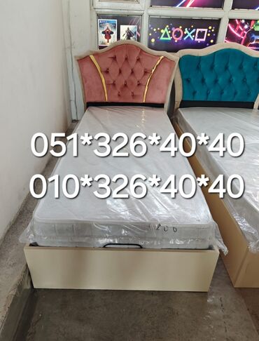 Çarpayılar: Yeni, Təknəfərlik çarpayı, Bazasız, Matras ilə, Azərbaycan — 16