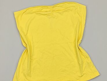 żółty t shirty damskie: Top Esmara, S, stan - Bardzo dobry