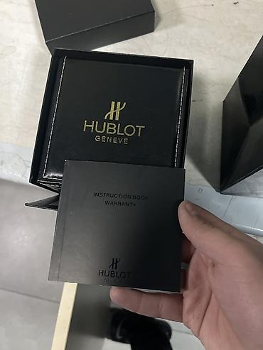 Aksesuarlar: Hublot mexaniki qol saatı satılır 1aydır alınıb yeni kimidir 3-4 defe — 3