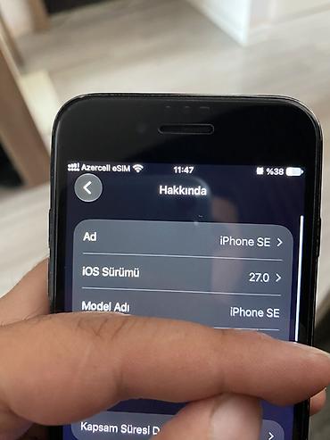 iphone se 2025: IPhone SE 2020, 64 GB, Qara, Barmaq izi — 4