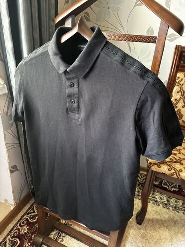 детские футболки поло: Polo köynək, Emporio Armani, XL (EU 42), rəng - Qara