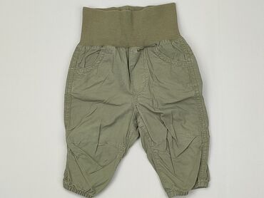 spodnie dresowe khaki: Spodnie dresowe, 0-3 m, stan - Dobry
