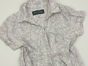 bluzki prążkowane krótki rękaw: Shirt, S (EU 36), condition - Good