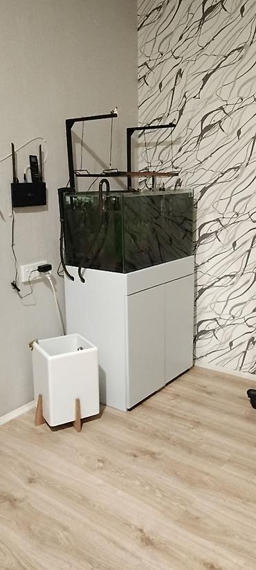 akvarium satışı: 70x40x40 Göründüyü vəziyətdə satılır. İşıqdan başqa bütöv komplekt — 2