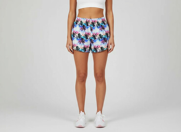dres damski z krótkimi spodenkami: Shorts for women, size M