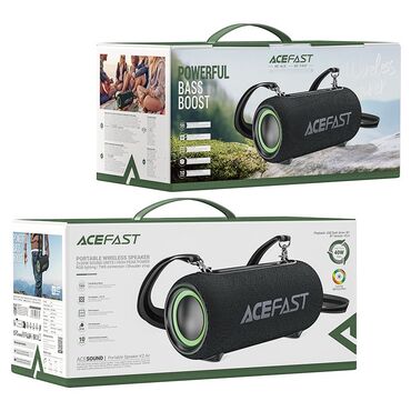 бумбокс колонка: Портативная беспроводная колонка Acefast с мощным басом и функцией