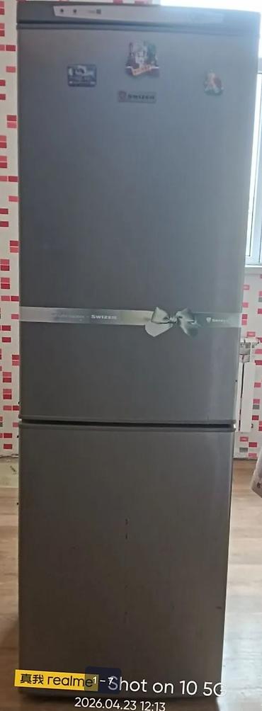 ventilyator su ile: SWIZER iki qapılı soyuducu - Rəng: gümüşü/metallic - Qapı düzümü: üst — 1