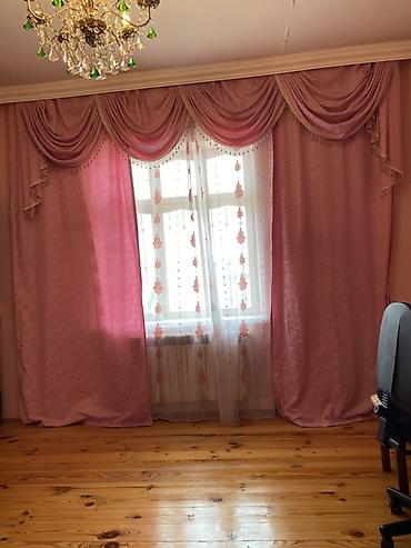 cılçıraq: İşlənmiş, Satin Pərdə, rəng - Çəhrayı, Pulsuz çatdırılma — 3