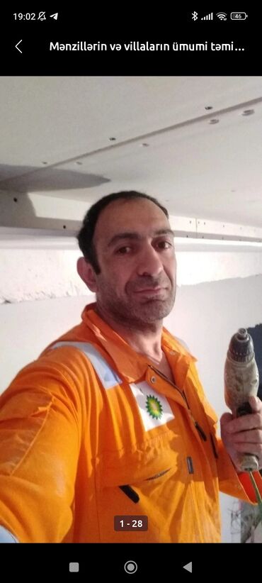 Təmir işləri: Aşağıdakı işleri görürük, malyar işleri pod-mayak. alçipan duz-fiqur — 8