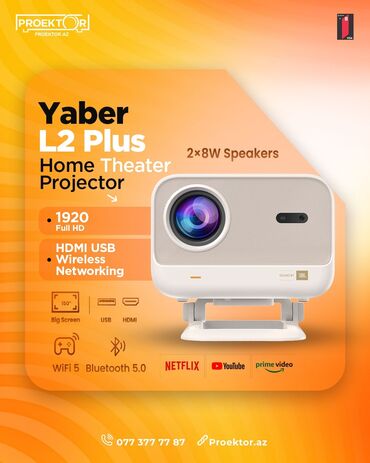 профессиональная аппаратура музыкальная: Yeni Portativ Proyektor Ödənişli çatdırılma