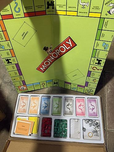 monopoly satışı: Monopoly stolüstü oyunu – klassik “Property Trading Game” Dəstın — 1