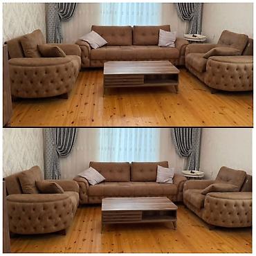 demir divan ikinci el: Divan kreslo 550₼ acilir her biri ve bazalidirlar, cox az istifade — 1