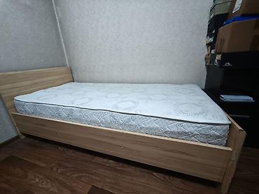 однаспалная крават: Односпальная кровать с матрасом Б/у - Размер спального места — 2
